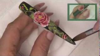 Curso Uñas Decordas Diseño Alto Relieve Peonía con Acrílico BellNails