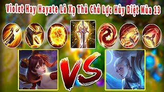 Thí Nghiệm Liên Quân: Violet Hay Hayate Là AD Chủ Lực Hủy Diệt Mùa 13