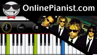 Bon Jovi - Always - Piano Tutorial