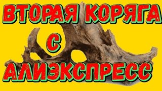 Коряга с Алиэкспресс за 3,20$! Товары из Китая для аквариума!