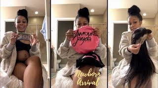 Lil Baby Calls Pregnant Girlfriend Jayda During Her Product Giveway On IG Live! ☎︎