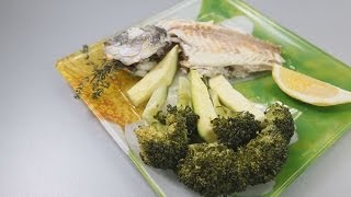 Дорадо, запеченная в соли, с овощами на пару - рецепт Уриэля Штерна