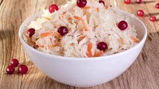 Квашеная капуста на зиму, простой рецепт.