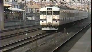 常磐線馬橋駅を通過する列車たち　485系・651系・415系・103系・EF65貨物