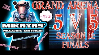 SWGOH Grand Arena 5v5 (S11, Finals) #OneTakeOnly (+ my 2¢)