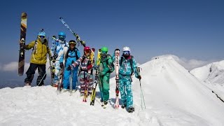 Daisen backcountry skiing 大山バックカントリー 2017/04/02 大ノ沢滑走