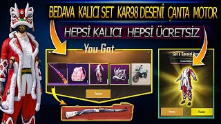 BEDAVA KALICI KAR98 DESENİ KIYAFET SETİ ÇANTA VE MOTOR ALMA - Pubg Mobile New Vpn Trick