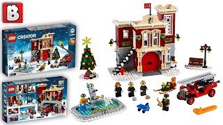 LEGO Winter Village Fire Station Creator Expert Set 10263 Announcement