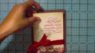 Watch Me Wednesday :: The Gift of Peace Card