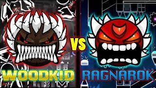 WOODKID VS RAGNAROK (Legendary Extreme Demon Battle) | Geometry Dash