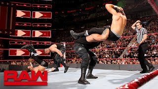 The Authors of Pain vs. Jean-Paul and Francois: Raw, April 30, 2018