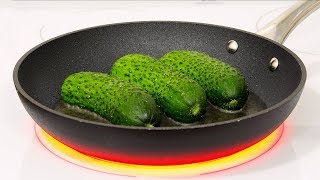 Мы ПОЖАРИЛИ ОГУРЦЫ  Никогда больше не говорите мне, что это невкусно!