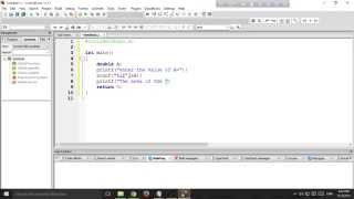 how to find out the area of a circle- c programming example
