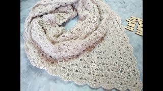 Бактус "Веера" крючком.