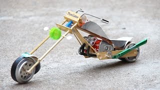 Wow! Amazing Motorcycle DIY | 9v Battery Motorbike