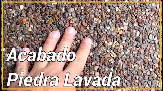 PIEDRA LAVADA COMO SE HACE