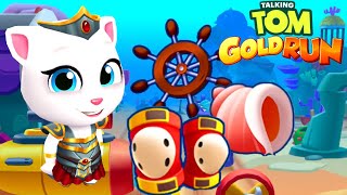 Talking Tom Gold Run: Миссия ВАЛЬКИРИИ АНЖЕЛЫ в Подводных глубинах! Том бег за золотом