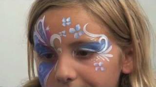 Half Buttefly: Face Painting Tutorial
