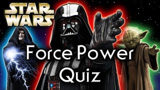 Find out YOUR Force POWER! - Star Wars Quiz