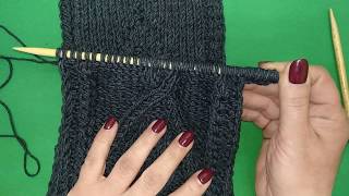 Как вязать капюшон шарф МК 4/Hooded scarf MK4