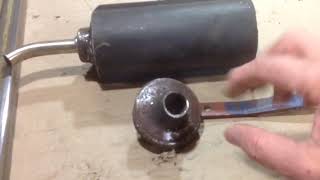 Самодельный глушитель для мотоблока.