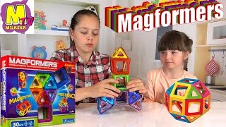 Magformers Конструктор на магнитах Магформерс Собираем игрушки Magformers construction sets