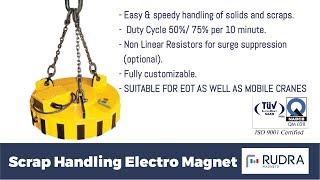 Scrap Handling Electro Magnet