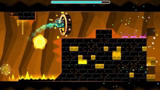 Geometry Dash - Magmatic Santuary - RadiationV2 (100% Complete All Coins) ML!!