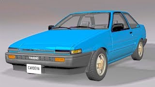 Varied Crash Tests #8 - Toyota AE86 Trueno | BeamNG Drive
