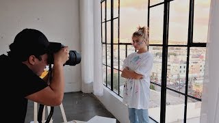photoshoot w/ BRYANT behind the scenes