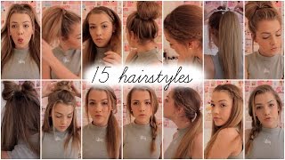 15 heatless hairstyles || Lilyellaburt ♡