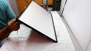 Conserto de tv LED - Curto em TODAS as barras, Nunca ví!