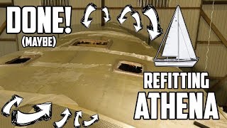 Sail Life - Sailboat deck replacement DONE (maybe) - DIY sailboat refit