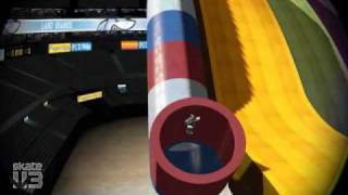 Skate 3 custom park mega darkslide on flag