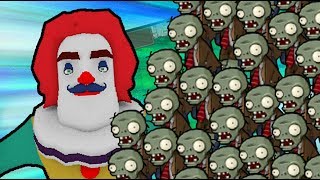 ZOMBIES VS CLOWN NEIGHBOR | Plants vs Zombies Animation