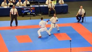 JAKUPI BERAT vs MAMAYEV AYKHAN, European Championship Karate 2018,  84kg