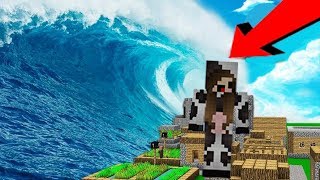 ДЕВОЧКА НУБ ПРОТИВ ЦУНАМИ ИЗ ВОДЫ В МАЙНКРАФТ НУБ ПРОТИВ ТРОЛЛИНГ MINECRAFT Мультик