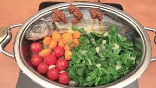 ЛЕГКИЕ РЕЦЕПТЫ С ZEPTER - Сибас с листовой капустой и тапенадой