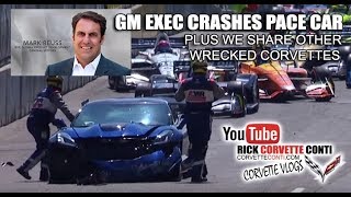 2019 ZR1 CORVETTE PACE CAR WRECK & OTHER CRASHED CORVETTES