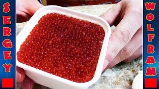 Русский в первые пробует икру