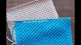 ЛЕГКИЙ и ЭФФЕКТНЫЙ узор Мелкие Соты| Knit Bee Stitch