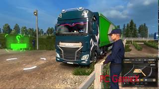 Euro Truck Simulator 2 1.28 Gameplay with Double Trailer & 54 DLC