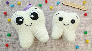 Мастер-класс по вязанию игрушки "Веселый Зубик": обзор игрушки. Амигуруми крючком