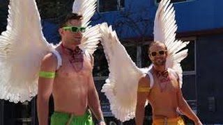 США ГЕИ И ЛЕСБИЯНКИ ПАРАД - ЗРЕЛИЩЕ - GAY PRIDE PARADE Orlando Florida USA 12.11.2016