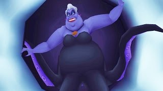 Kingdom Hearts: Ursula Boss Fight (PS3 1080p)