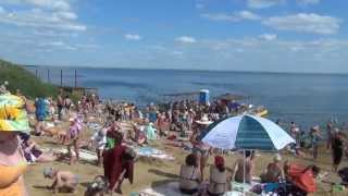 Яровое солёное озеро алтая 16 июля 2013 года. Yarovoye salt lake Altai July 16, 2013.