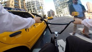 GoPro BMX Bike Riding in NYC Traffic