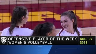 USC's Brooke Botkin garners Pac-12 Women's Volleyball Offensive Player of the Week honors