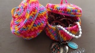Crochet Jewelry Bowl Part 1 by Crochet Hooks You