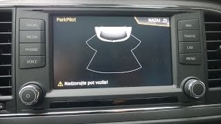 Seat Leon 3 - Park Pilot display activation   vključitev grafičnega prikaza parkiranja